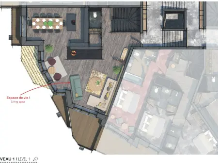 Luxueux appartement 6 pièces pour 10 pers. avec piscine & spa à Avoriaz - Photo 13