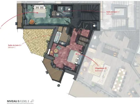 Luxueux appartement 6 pièces pour 10 pers. avec piscine & spa à Avoriaz - Photo 14