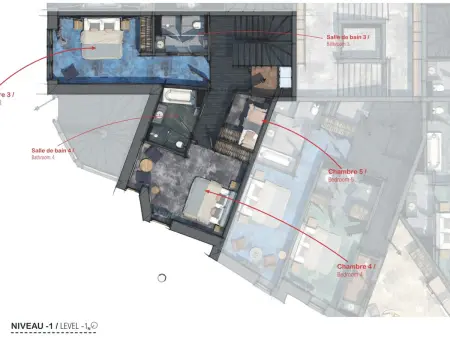 Luxueux appartement 6 pièces pour 10 pers. avec piscine & spa à Avoriaz - Photo 15