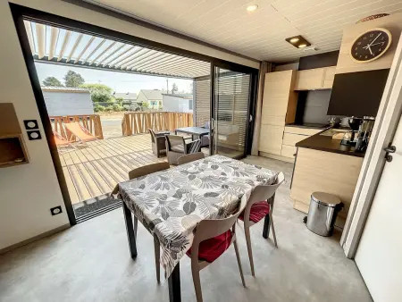 Chalet cosy 4 pers - Piscine chauffée - Proche plage et commerces - Terrasse et jardin privés - Photo 3