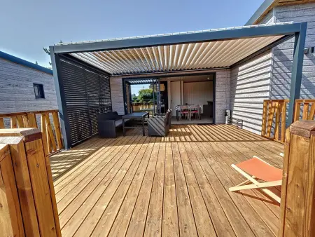 Chalet cosy 4 pers - Piscine chauffée - Proche plage et commerces - Terrasse et jardin privés - Photo 16