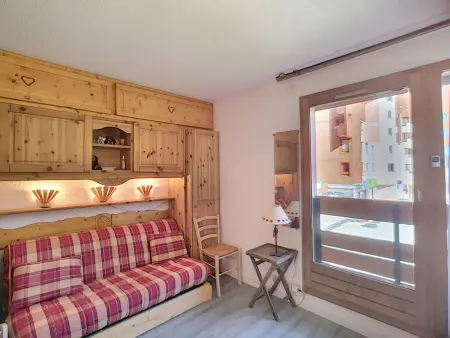 Studio cabine 4 pers, ski aux pieds, Les Menuires - Photo 3
