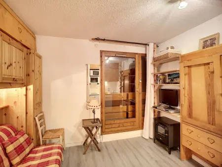 Studio cabine 4 pers, ski aux pieds, Les Menuires - Photo 10