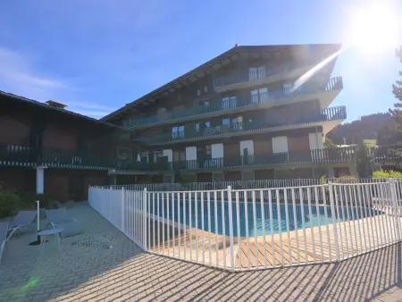 Appartement cosy aux pieds des pistes avec piscine et tennis, proche du centre des Gets - Photo 18