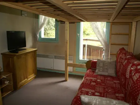 Studio cosy 3 couchages aux Adrets-Prapoutel, balcon exposé est - Photo 2
