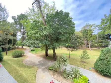 Calme et verdoyant: Appart 2 pièces, terrasse, parking, proche plage et commerces - Photo 13
