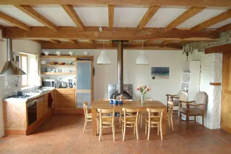 Les Volets Bleus, Belle maison de maître avec jardin clôturé - Photo 6