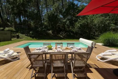 Villas Clairière aux Chevreuils 3, Villa moderne à Moliets avec piscine - Photo 20