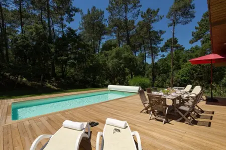 Villas Clairière aux Chevreuils 1, Spacieuse Villa Moliets - Photo 25