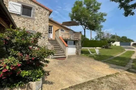 Maison pour 3 personnes à la campagne, Maison Saint-Beauzire proche Château Pauillac - Photo 6
