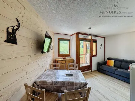 Studio + cabine 4 pers 24m², ski aux pieds, parking à proximité - Photo 1