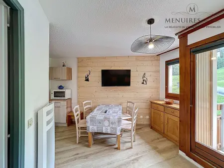 Studio + cabine 4 pers 24m², ski aux pieds, parking à proximité - Photo 10