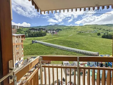 Studio + cabine 4 pers 24m², ski aux pieds, parking à proximité - Photo 14