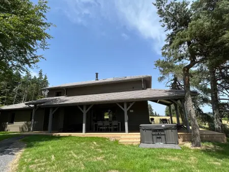 Lodge de luxe avec bain à remous, salle de sport, piscine, et options spa et golf - Photo 25