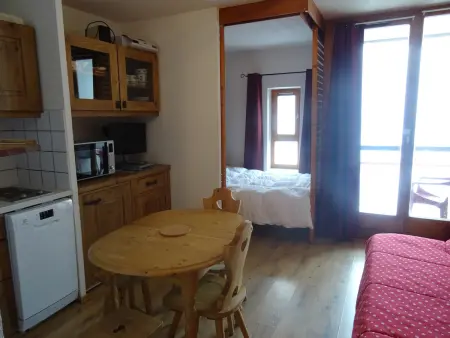 Studio cosy pour 3 pers, balcon sud, proche pistes et commerces, Arc 2000 - Photo 4