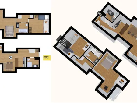 Duplex cosy à Val-d'Isère avec wifi et parking, animaux admis - Photo 12