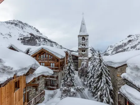 Duplex montagnard rustique avec cheminée, au vieux village de Val-d'Isère, au pied des pistes - Photo 15