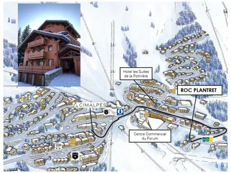 Appartement de charme avec cheminée et balcon ensoleillé à Courchevel - Photo 16