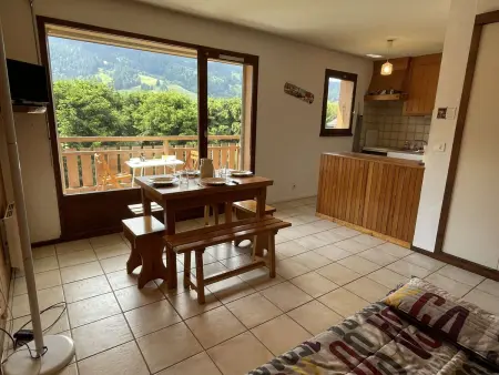 Charmant studio à Praz-Sur-Arly pour 5 pers. proche ski et lac, parking et casier à ski inclus - Photo 4