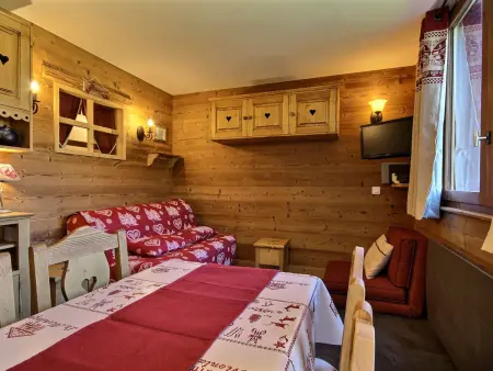 Studio-cabine rénové, 4 pers, sur les pistes, Belle Plagne - Photo 3