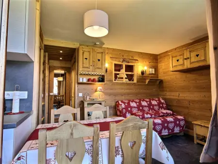 Studio-cabine rénové, 4 pers, sur les pistes, Belle Plagne - Photo 6