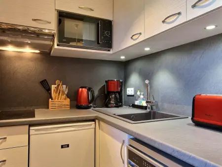 Studio-cabine rénové, 4 pers, sur les pistes, Belle Plagne - Photo 8