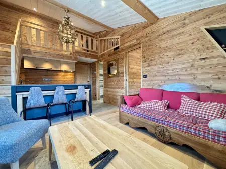 Chalet moderne pour 4 pers avec parking et Wifi à Crest-Voland - Photo 1