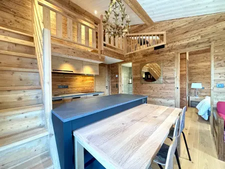 Chalet moderne pour 4 pers avec parking et Wifi à Crest-Voland - Photo 3