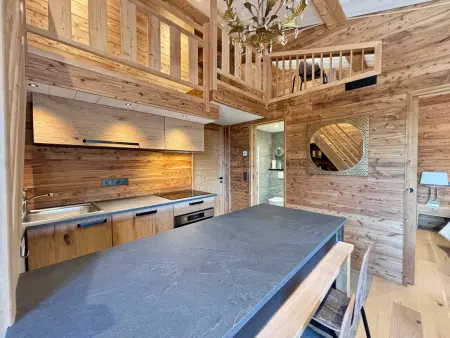 Chalet moderne pour 4 pers avec parking et Wifi à Crest-Voland - Photo 5