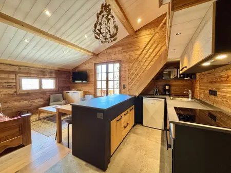 Chalet moderne pour 4 pers avec parking et Wifi à Crest-Voland - Photo 8
