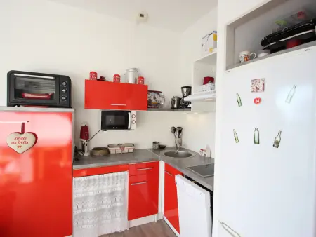 Studio cabine 4/6 pers, pied des pistes, terrasse sud - Photo 1