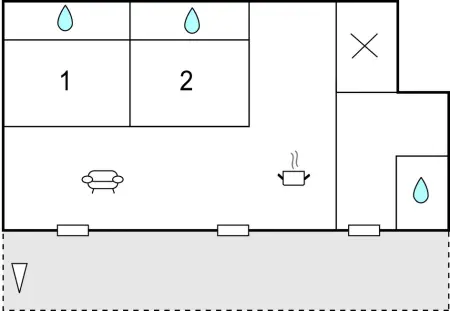 Appartement 6 personnes à Biot - Photo 22