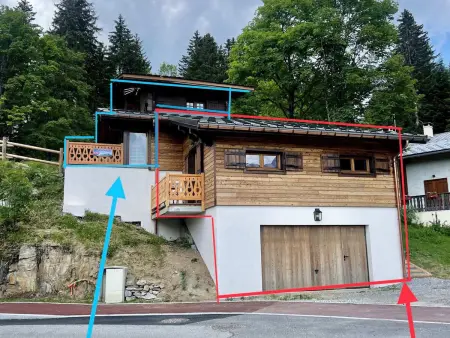 Chalet rénové avec vue Mont Charvin et WiFi, Chalet 4 personnes à Crest Voland - Photo 20
