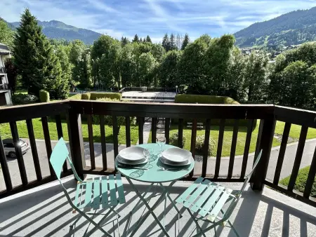 Studio avec Piscine Chauffée, Tennis & Balcon - 4 Couchages à Megève - Photo 7