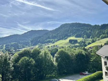 Studio avec Piscine Chauffée, Tennis & Balcon - 4 Couchages à Megève - Photo 10