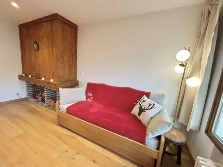 Studios + Cabine à Megève, 4 Couchages, 500m des Remontées, Balcon Sud, Parking Inclus - Photo 3