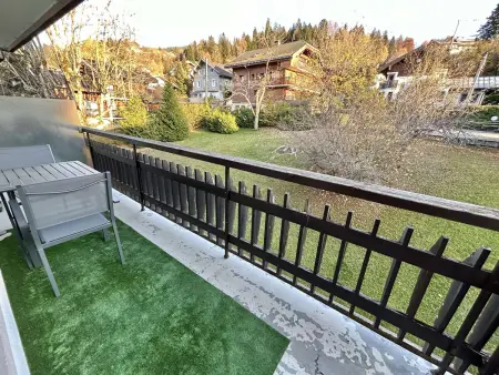 Studios + Cabine à Megève, 4 Couchages, 500m des Remontées, Balcon Sud, Parking Inclus - Photo 10