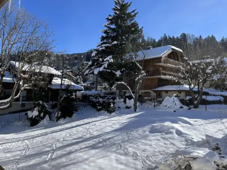 Studios + Cabine à Megève, 4 Couchages, 500m des Remontées, Balcon Sud, Parking Inclus - Photo 13