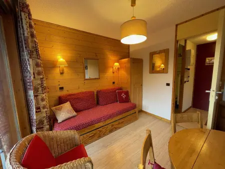 Studio cosy pour 2 pers. avec balcon, pieds des pistes à Valmorel - Photo 2