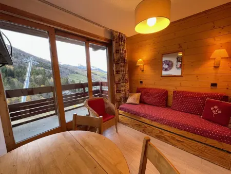 Studio cosy pour 2 pers. avec balcon, pieds des pistes à Valmorel - Photo 4