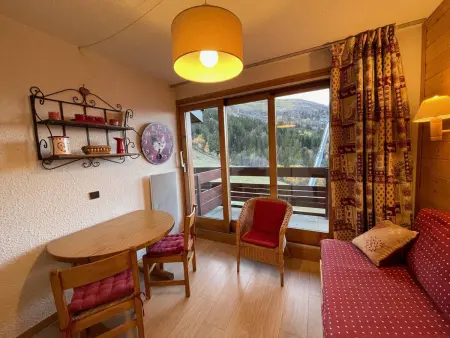 Studio cosy pour 2 pers. avec balcon, pieds des pistes à Valmorel - Photo 5