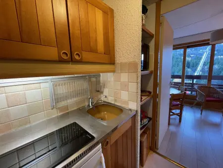 Studio cosy pour 2 pers. avec balcon, pieds des pistes à Valmorel - Photo 7