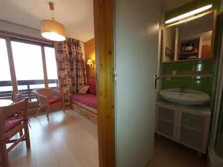 Studio cosy pour 2 pers. avec balcon, pieds des pistes à Valmorel - Photo 11
