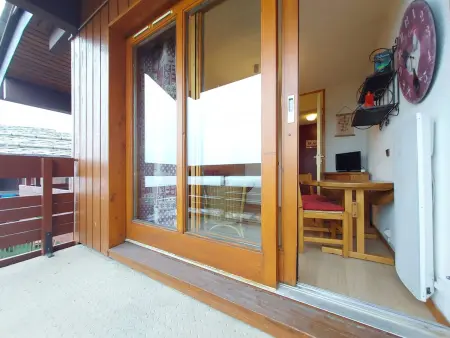 Studio cosy pour 2 pers. avec balcon, pieds des pistes à Valmorel - Photo 12