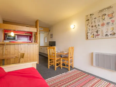 Studio cabine pour 5 pers, balcon, Les Arcs 2000 - Photo 1