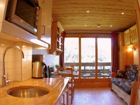 Studio cosy, animaux admis, parking disponible, Valmorel - Photo 2