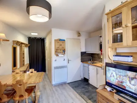 Studio cabine 4 pers, ski aux pieds, Les Bruyères - Photo 1
