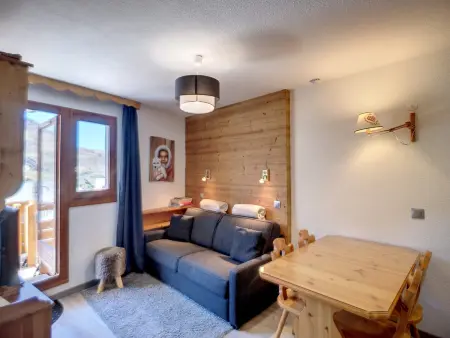 Studio cabine 4 pers, ski aux pieds, Les Bruyères - Photo 3