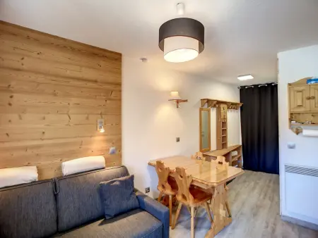 Studio cabine 4 pers, ski aux pieds, Les Bruyères - Photo 4