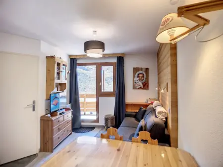 Studio cabine 4 pers, ski aux pieds, Les Bruyères - Photo 5